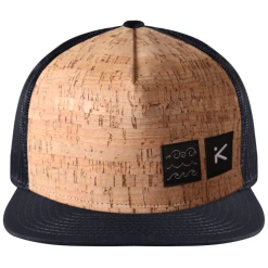 HERITAGE MESHBACK HAT - BLACK / CORK