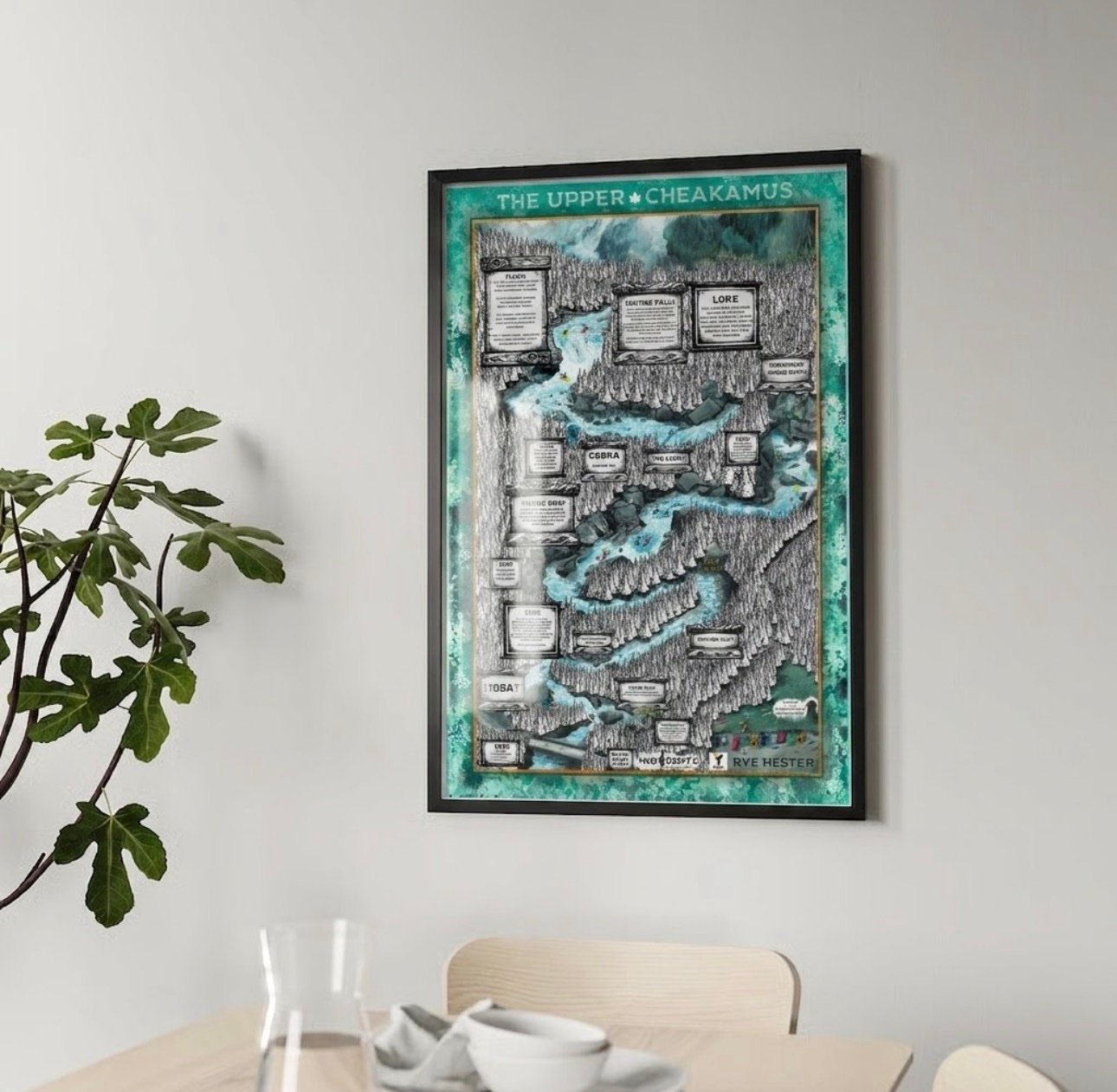 Rye’s River Maps: Upper Cheakamus Poster