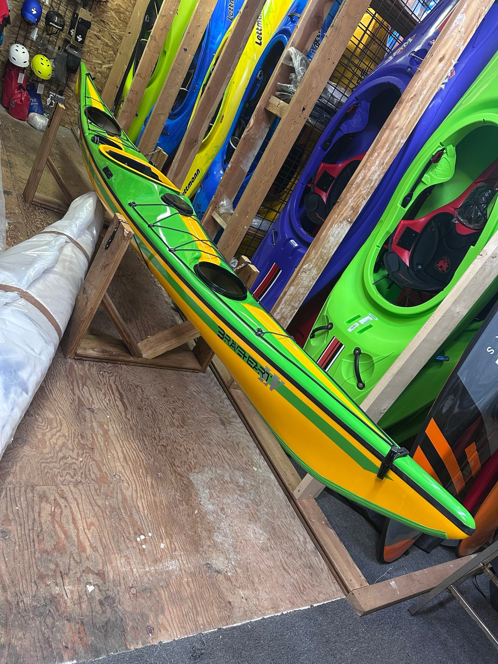 SKIM KAYAKS Braveheart LV: Green/Yellow
