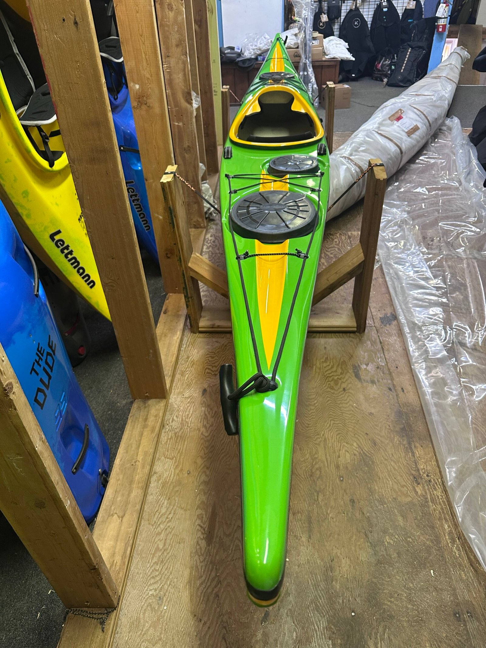 SKIM KAYAKS Braveheart LV: Green/Yellow - Image 8
