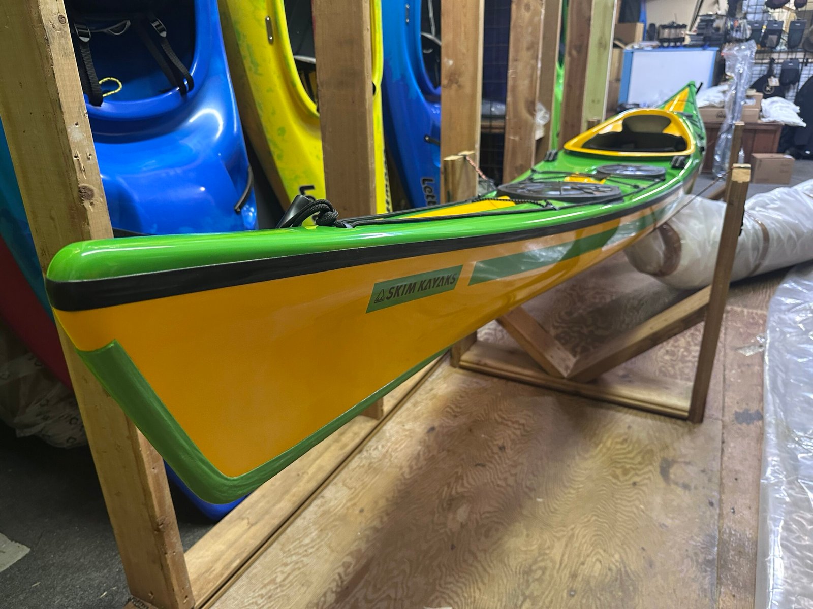 SKIM KAYAKS Braveheart LV: Green/Yellow - Image 6